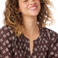 thumbnail image 5 of BILA Women's Printed Pintuck Long Sleeve Cotton Top, 5 of 9