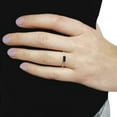 thumbnail image 4 of Baguette Cut Gemstone and 0.10 CT. T.W. Diamond Ring in 14K Gold, 4 of 4