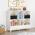 thumbnail image 1 of RiverRidge Kids Catch-All 35" Toy Organizer with Cubbies and Two 5" Fabric Bins, 1 of 7