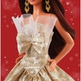 thumbnail image 3 of Barbie Signature 2025 Holiday Barbie Collectible Fashion Doll, 3 of 6