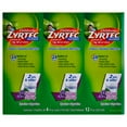 thumbnail image 1 of Children's Zyrtec Antihistamine Allergy Liquid, Grape, 4 fl. oz., 3 pk., 1 of 12