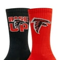 thumbnail image 3 of Atlanta Falcons Adult 2-Pack Crew Socks, 3 of 3