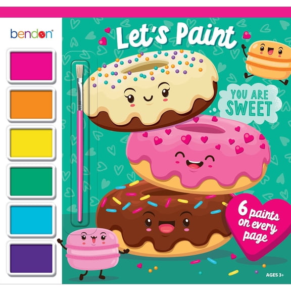 Bendon Let's Paint! Water Palette Activity Book