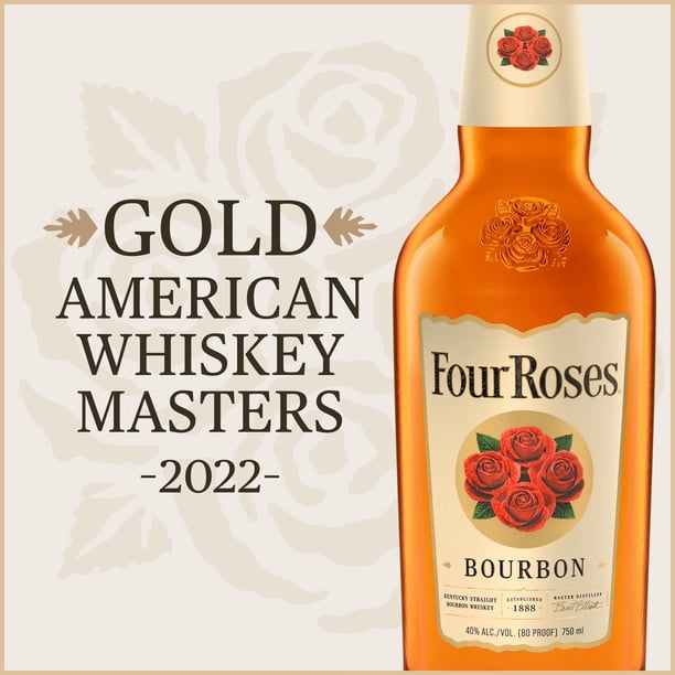 Four Roses2本✖️Buffalo Trace2本 Four Roses Kentucky Straight Bourbon Whiskey, 750 ml - Samsclub.com