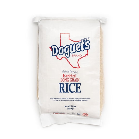 Doguet's Long Grain White Rice, 20 lbs.