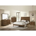 thumbnail image 1 of Zuma 6-Drawer Dresser & Mirror in Walnut, 1 of 9