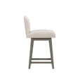 thumbnail image 14 of HH2 Home Upholstered Key Back Wood Adjustable Height Swivel Bar Stool, 14 of 20