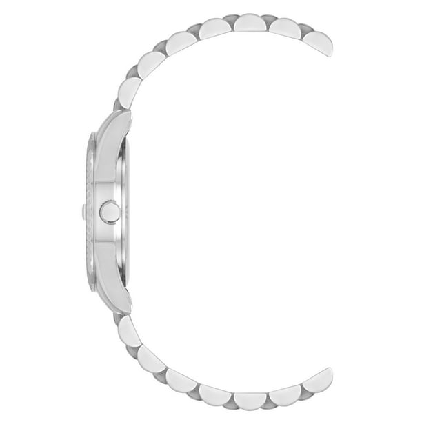 Anne Klein Diamond Collection Analog Silver Bracelet Watch, 30mm