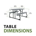 thumbnail image 2 of Lifetime Children's Picnic Table (Assorted Colors), 2 of 8