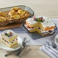 thumbnail image 7 of Pyrex Sculpted Tinted 4-Piece Glass Baking Dish Set with Airtight Lids, 7 of 7