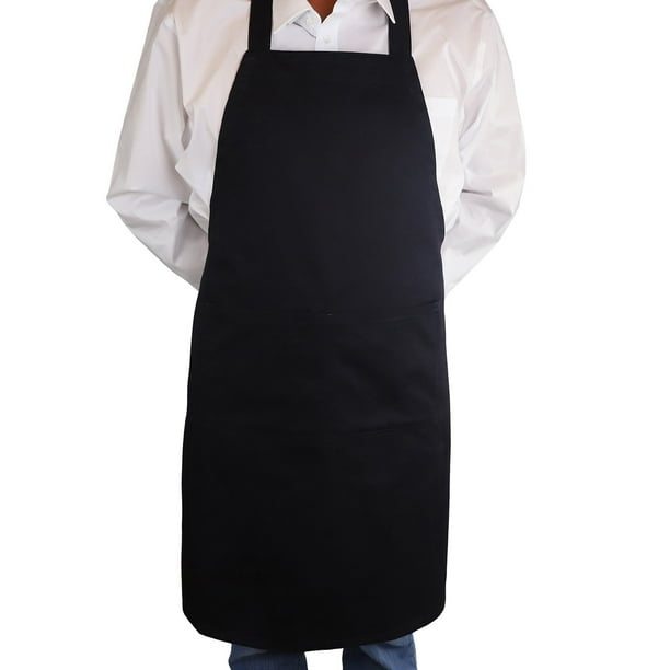 Member's Mark 3-Piece Black Pocket Apron, 30