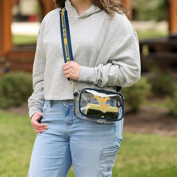 West Virginia Mountaineers Clear Crossbody Bag - Samsclub.com