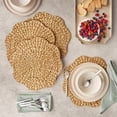 thumbnail interactive-video image 1 of Member's Mark 4-Pack Natural Water Hyacinth Handwoven Placemats, 1 of 4