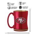 thumbnail image 3 of Logo Brands San Francisco 49ers 14oz Relief Mug Set, 3 of 5