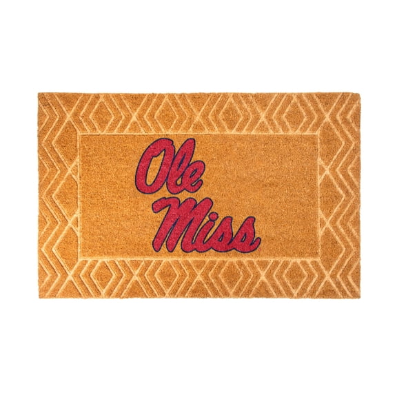 Logo Brands Ole Miss Rebels Coir Outdoor Mat