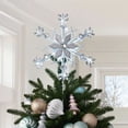 thumbnail image 1 of Member's Mark Pre-Lit Snowflake Tree Topper, 1 of 4