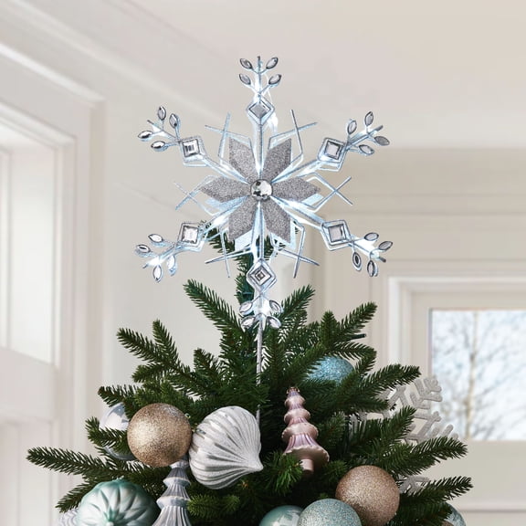 Member's Mark Pre-Lit Snowflake Tree Topper