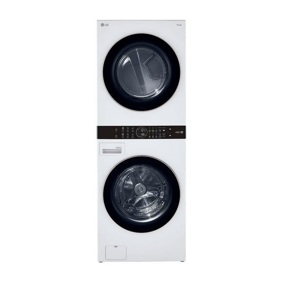 LG Single Unit Front Load WashTower with Center Control 4.5 cu. ft. Washer and 7.4 cu. ft. Gas Dryer