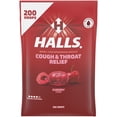 thumbnail image 1 of HALLS Relief Cherry Flavor Cough Drops, Value Pack, 200 ct., 1 of 13