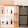 thumbnail image 3 of Lanbo 32 Inch Dual Door Dual Wine Cooler, 3 of 15