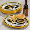 thumbnail image 5 of NCAA Oval Paper Plates, 10" x 12", 50 ct., Choose Team, 5 of 7