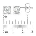 thumbnail image 6 of 0.95 CT. T.W. Round Cut Diamond Stud Earrings in 14K Gold, 6 of 7