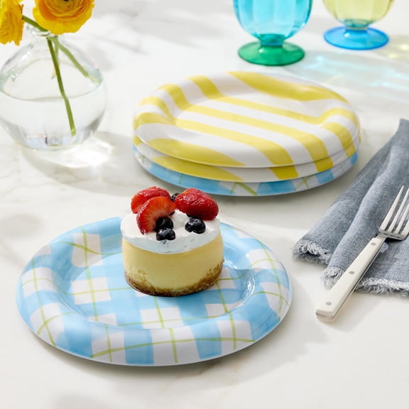 Member's Mark 4-Piece Bubble Stoneware Appetizer Plate