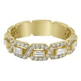 thumbnail image 3 of S Collection 1.0 CT. T.W. Diamond Baguette Anniversary Ring in 14K Gold, 3 of 8