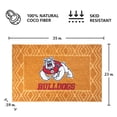 thumbnail image 3 of Logo Brands Fresno State Bulldogs Coir Outdoor Mat, 3 of 3