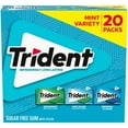 thumbnail image 4 of Trident Mint Variety Pack Sugar Free Gum 14 pcs., 20 pk., 4 of 12