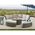 thumbnail interactive-video image 1 of Member's Mark Hampton Sectional Fire Set with Sunbrella Fabric, 5pc, 1 of 8