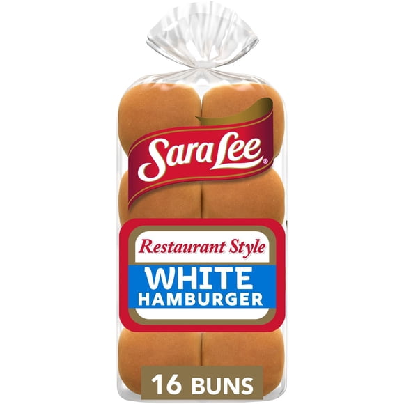Sara Lee Restaurant Style White Hamburger Buns, 16 ct.