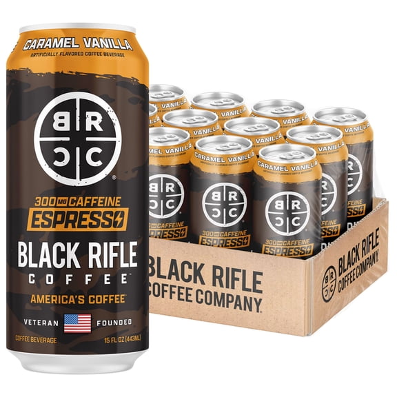 Black Rifle Coffee Company Espresso Caramel Vanilla 300 15 fl. oz., 12 pk.