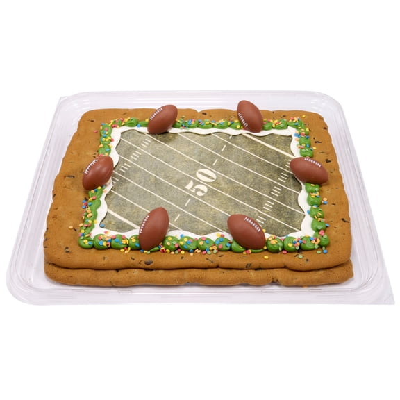 Football Half Sheet Cookie Cake