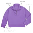 thumbnail image 5 of Member's Mark Girls Double Knit Sandwash Quarter Zip, 5 of 6