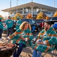 thumbnail image 6 of Pegasus Sports Miami Dolphins Wearable Sherpa Throw, 6 of 8