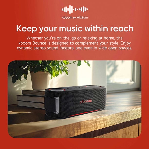 LG xboom Bounce Portable Bluetooth Speaker by will.i.am - Samsclub.com