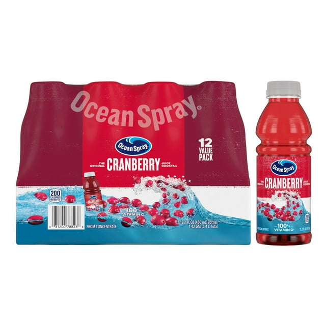 Ocean Spray Cranberry Juice Cocktail 15.2 fl. oz., 12 pk.