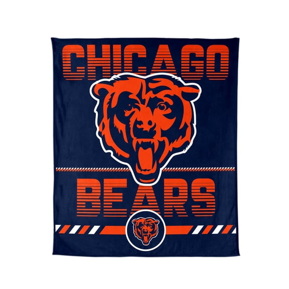 Logo Brands Chicago Bears 60"x70" Super Plush Blanket