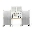thumbnail image 2 of Seville Classics UltraHD 5-Piece Steel Garage Cabinet Storage Set With Height Adjustable Workbench, 10' Wide, 2 of 3