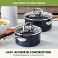 thumbnail image 5 of GreenPan Chatham Prime Midnight 1Qt and 2Qt Saucepan Set with Glass Lids, 5 of 9