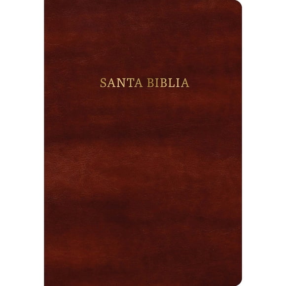 RVR 1960 Biblia letra super gigante, marrón símil piel, Mass Market