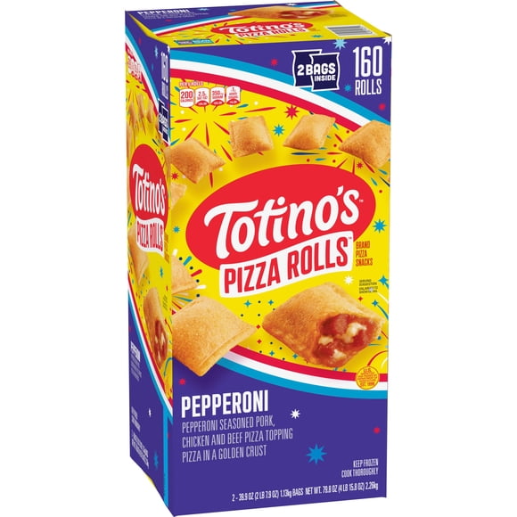 Totino's Pepperoni Pizza Rolls, Frozen, 160 ct.