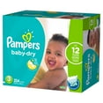 thumbnail image 2 of Pampers Baby Dry Diapers (Choose Your Size), 2 of 9