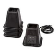 thumbnail image 1 of Black Bed Risers with Power Outlets & USB Ports, 5.5", Set of 4, 1 of 9