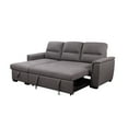 thumbnail image 4 of Dakota Reversible Storage Sectional with Pullout Bed, Gray, 4 of 9