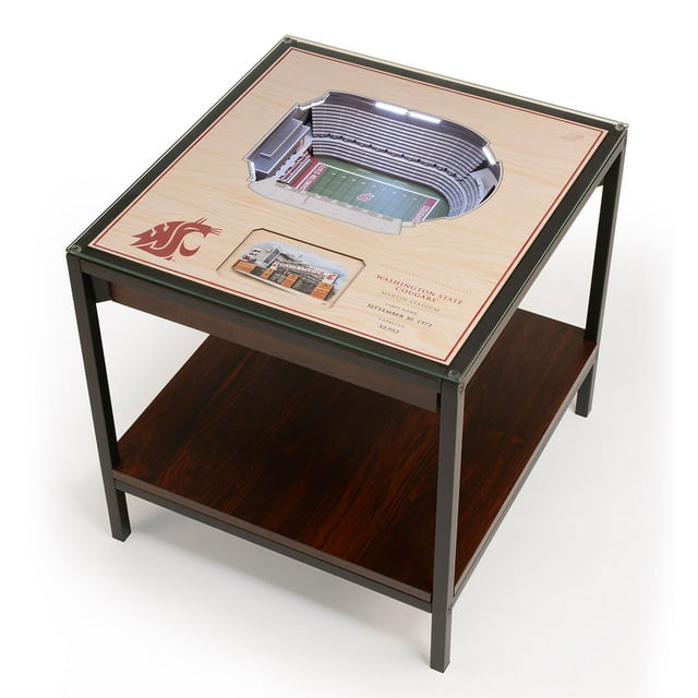 YouTheFan NCAA 25-Layer Stadium View Lighted End Table