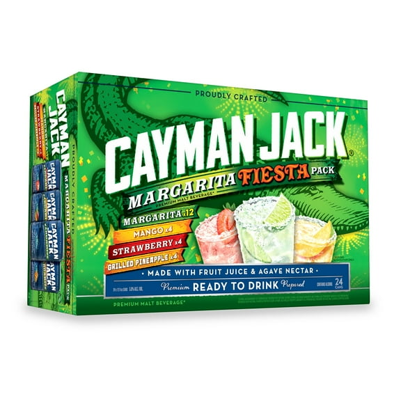 Cayman Jack Fiesta Margarita Cocktail Variety Pack, 12 fl. oz. can, 24 pk.