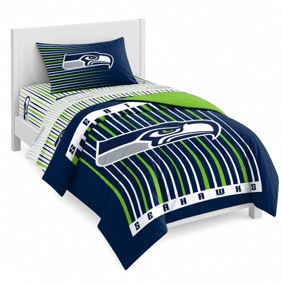 Logo Brands Seattle Seahawks Bed-In-A-Bag Set