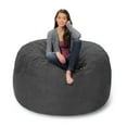 thumbnail image 2 of Comfy Sacks 5' Memory Foam Bean Bag Chair, Assorted Colors, 2 of 4